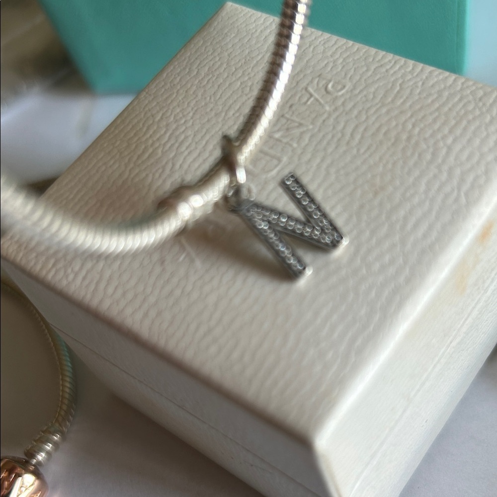 Pandora Silver 'N' Pendant Necklace